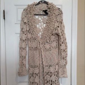 Double Zero Long Sweater size large